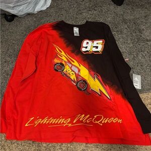Disney Cars Lightning McQueen Red  Long Sleeve Spirit Jersey